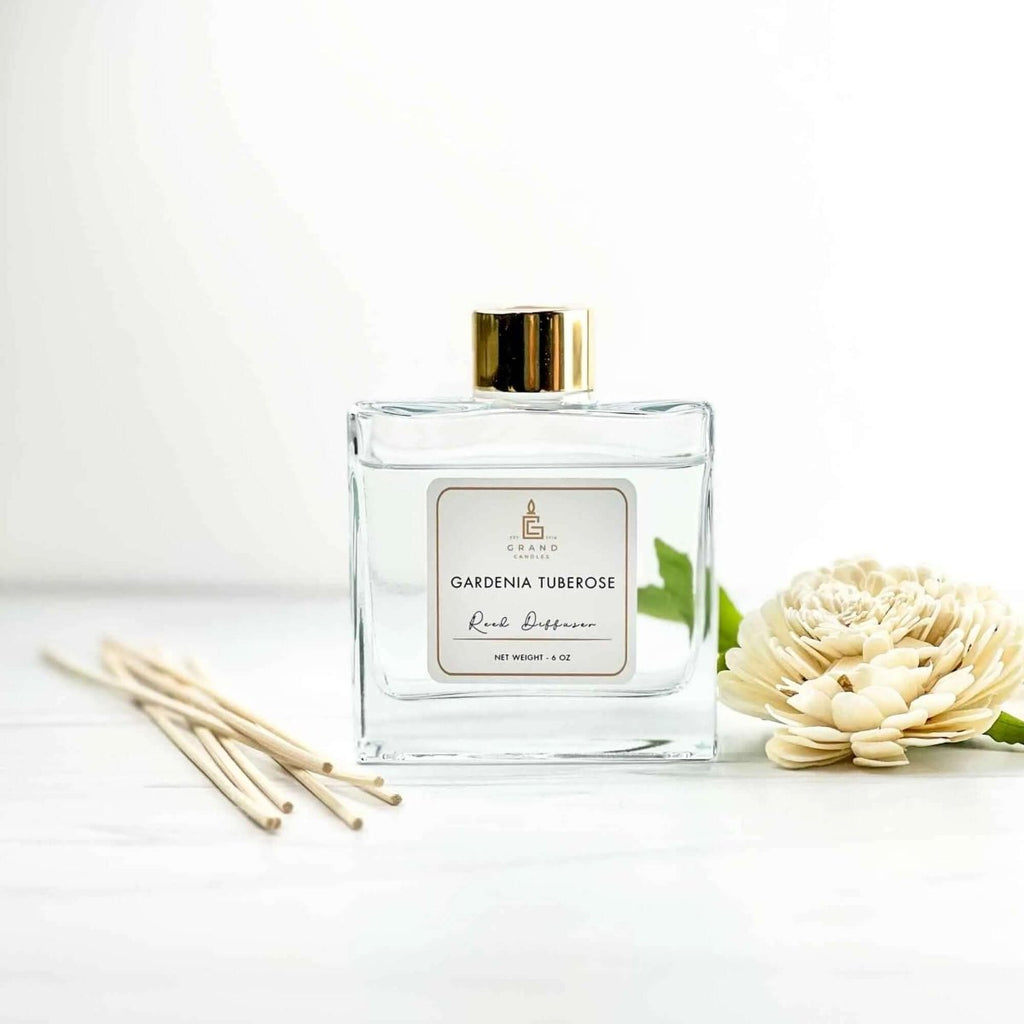 Gardenia Tuberose Reed Diffuser by Grand Candles