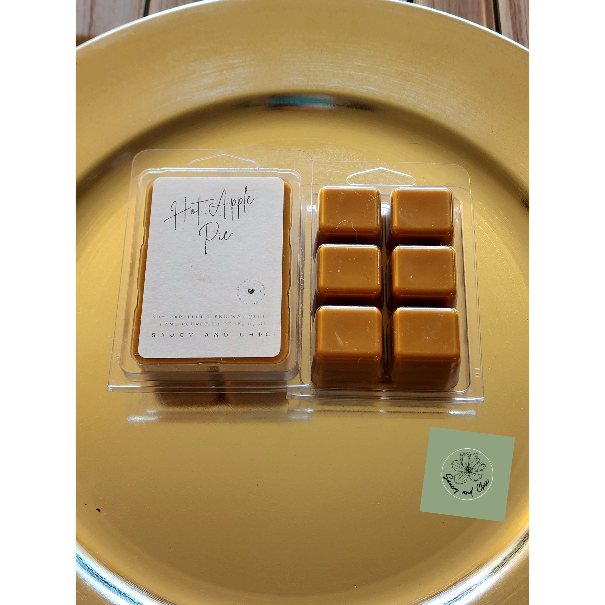Hot Apple Pie Fragrance Wax Melt: Embrace the Comfort of Freshly Baked Goodness