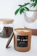 Off a Bean Refillable Candle by True by Katie – 8oz Non-Toxic Vanilla Coffee Blend