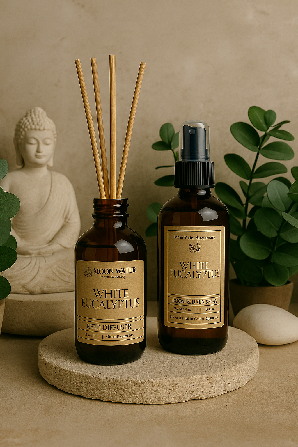 White Eucalyptus Reed Diffuser – Moon Water Apothecary
