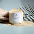 Ocean Breeze Soy Candle by Grand Candles | Hand-Poured Coastal Scent