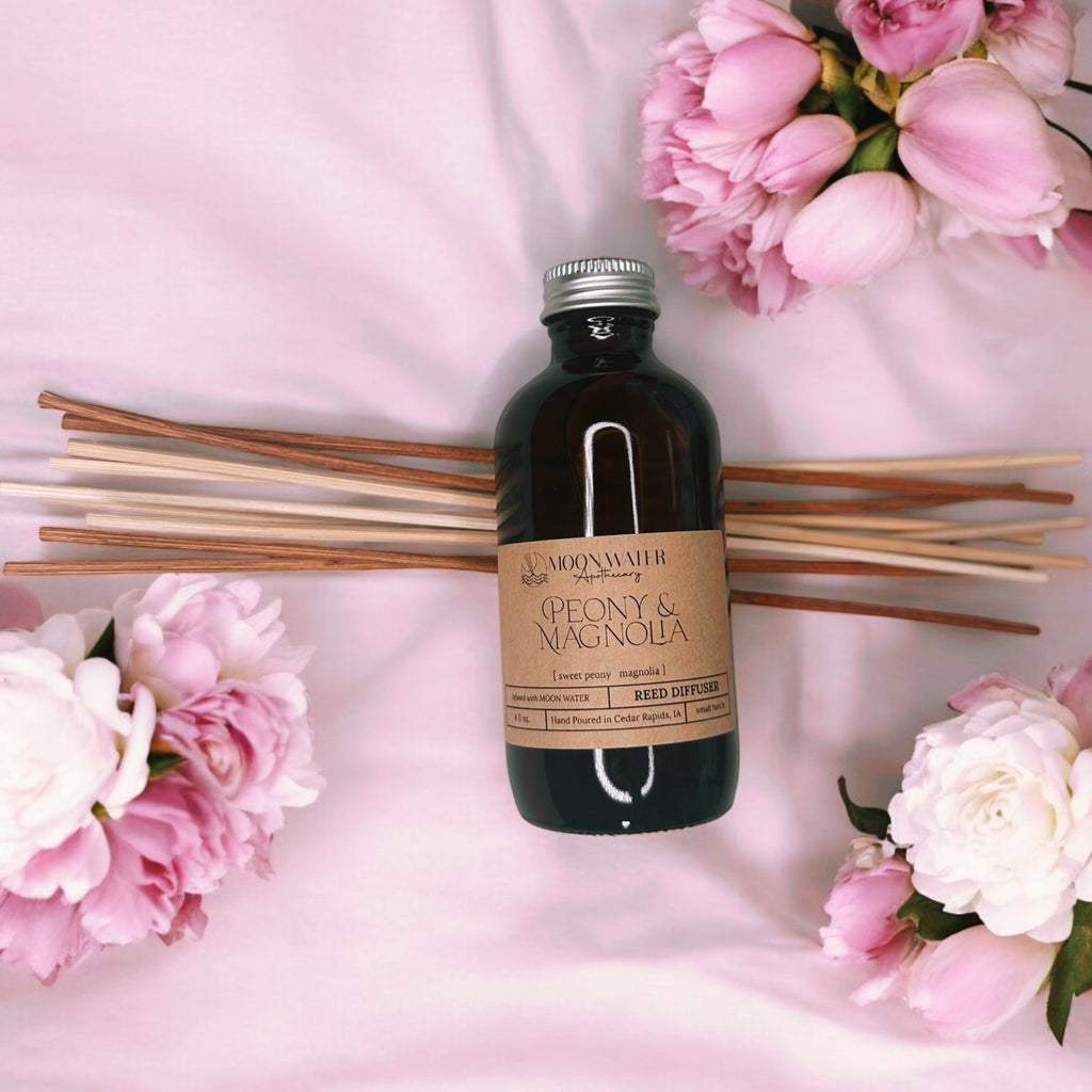Peony & Magnolia Reed Diffuser – Moon Water Apothecary