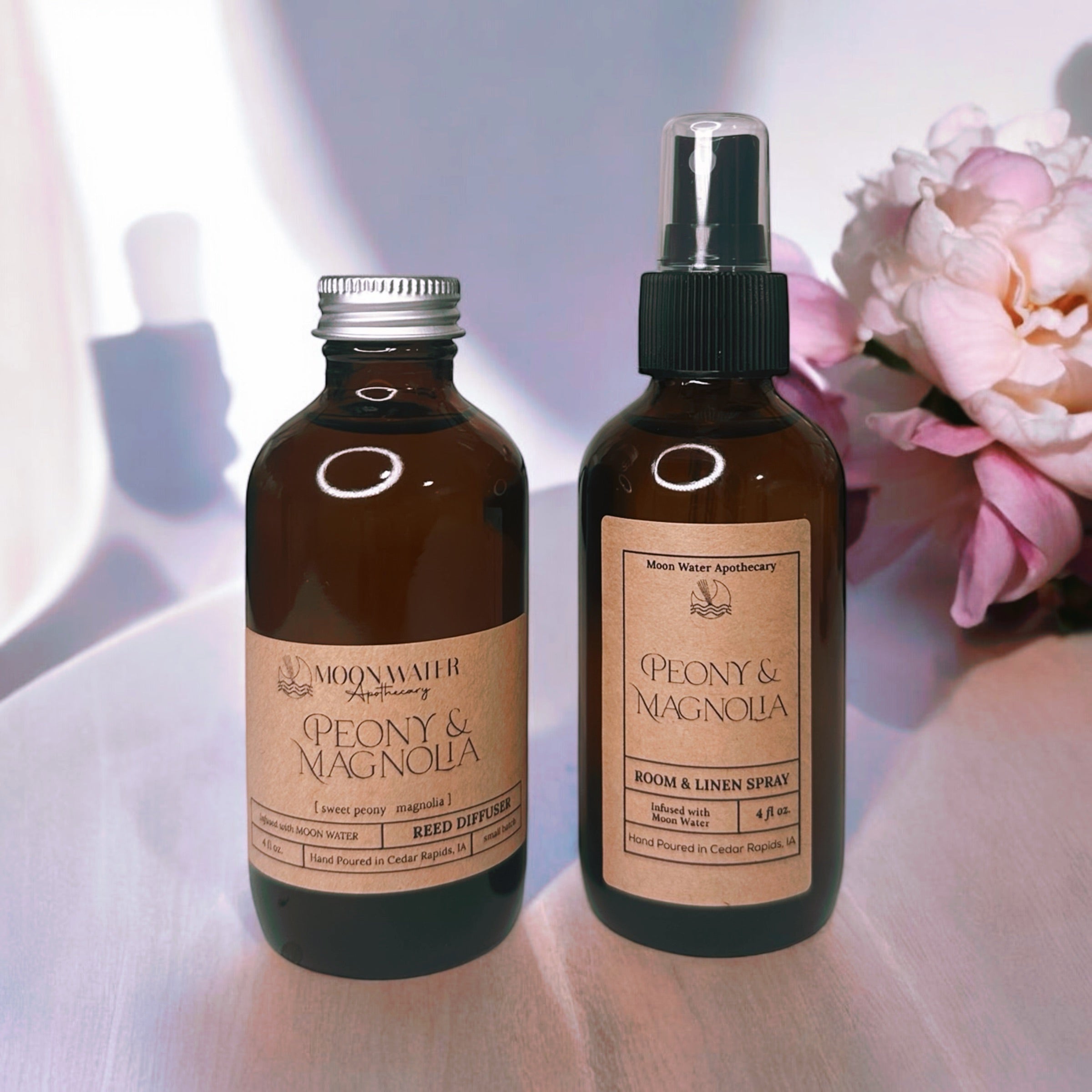 Peony & Magnolia Reed Diffuser – Moon Water Apothecary