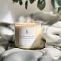 Peppermint Eucalyptus Candle by Grand Candles – Soy Wax, Multiple Sizes