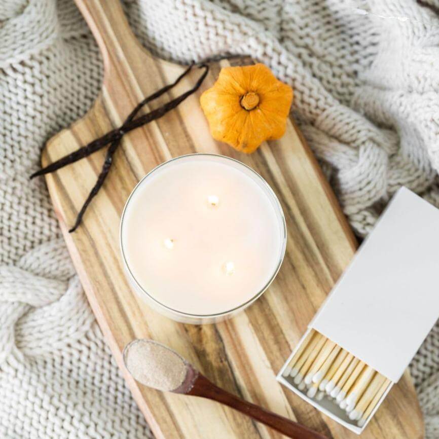 Pumpkin and Chai 3-Wick Soy Candle