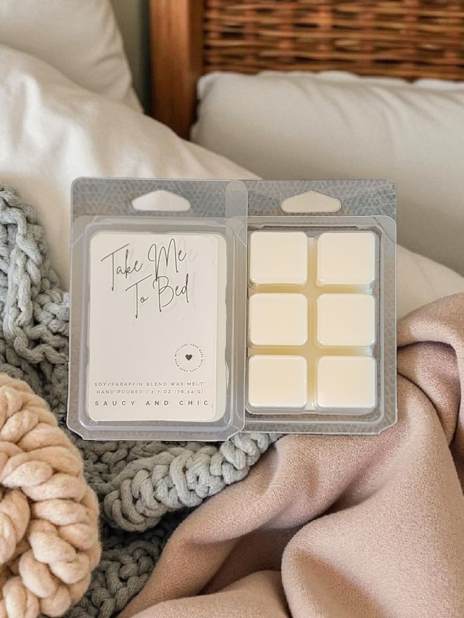 Take Me to Bed Wax Melt – Spicy, Musky, and Ready to Heat Things Up | Saucy & Chic