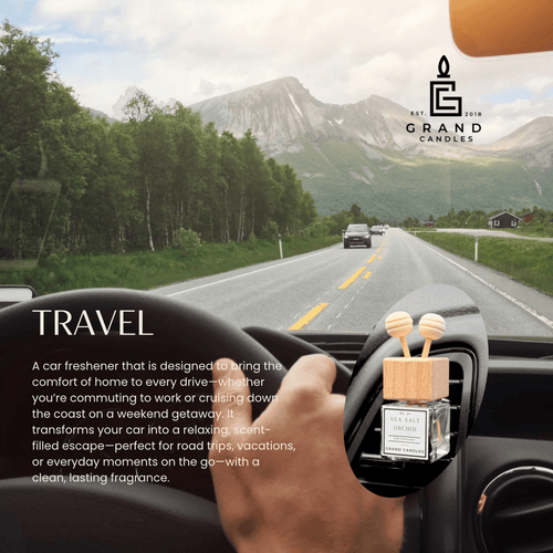 Bamboo Coconut Car Diffuser by Grand Candles
