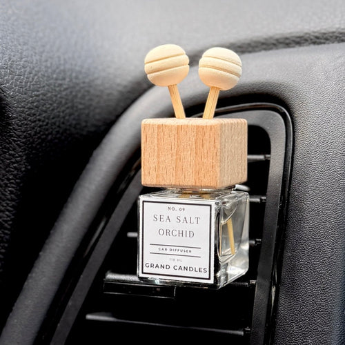 Beachwood Car Diffuser by Grand Candles | Fresh Coastal Scent with Essential Oils