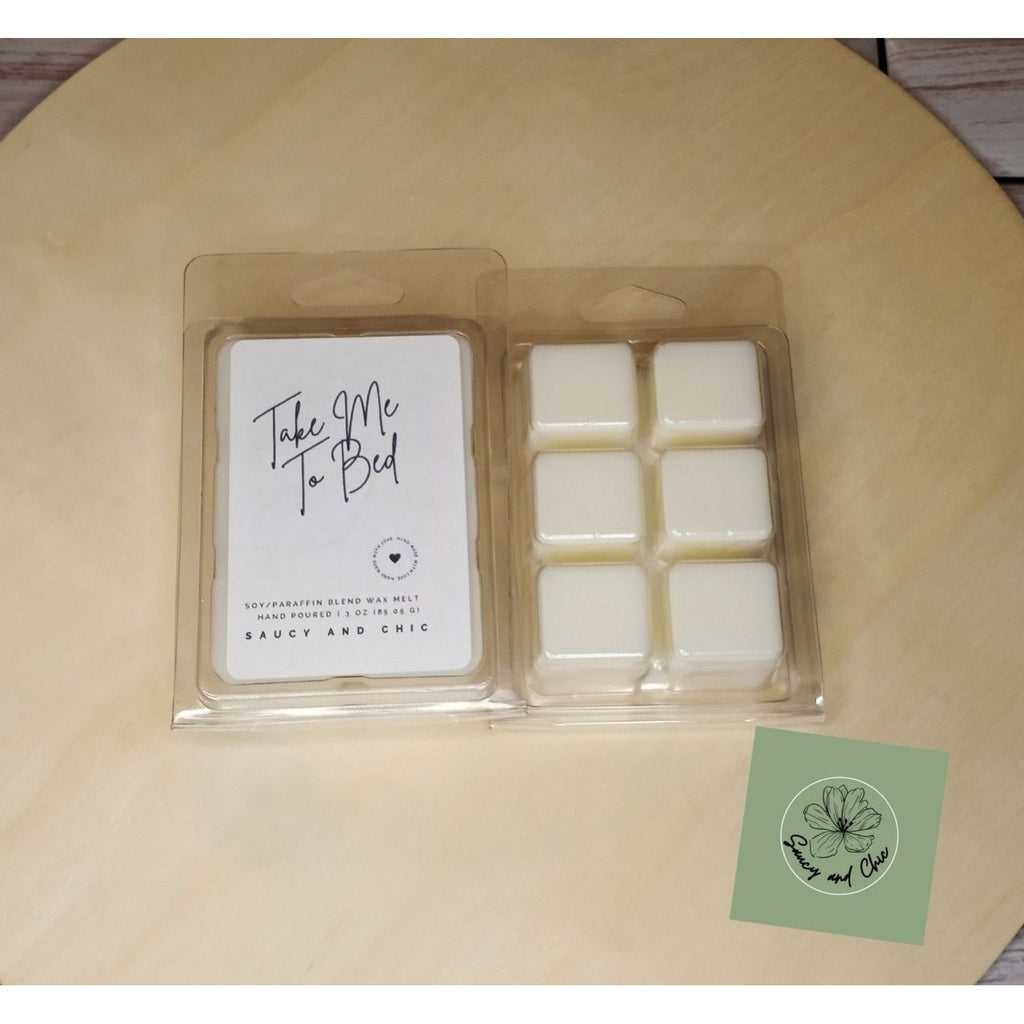 Take Me to Bed Wax Melt – Spicy, Musky, and Ready to Heat Things Up | Saucy & Chic