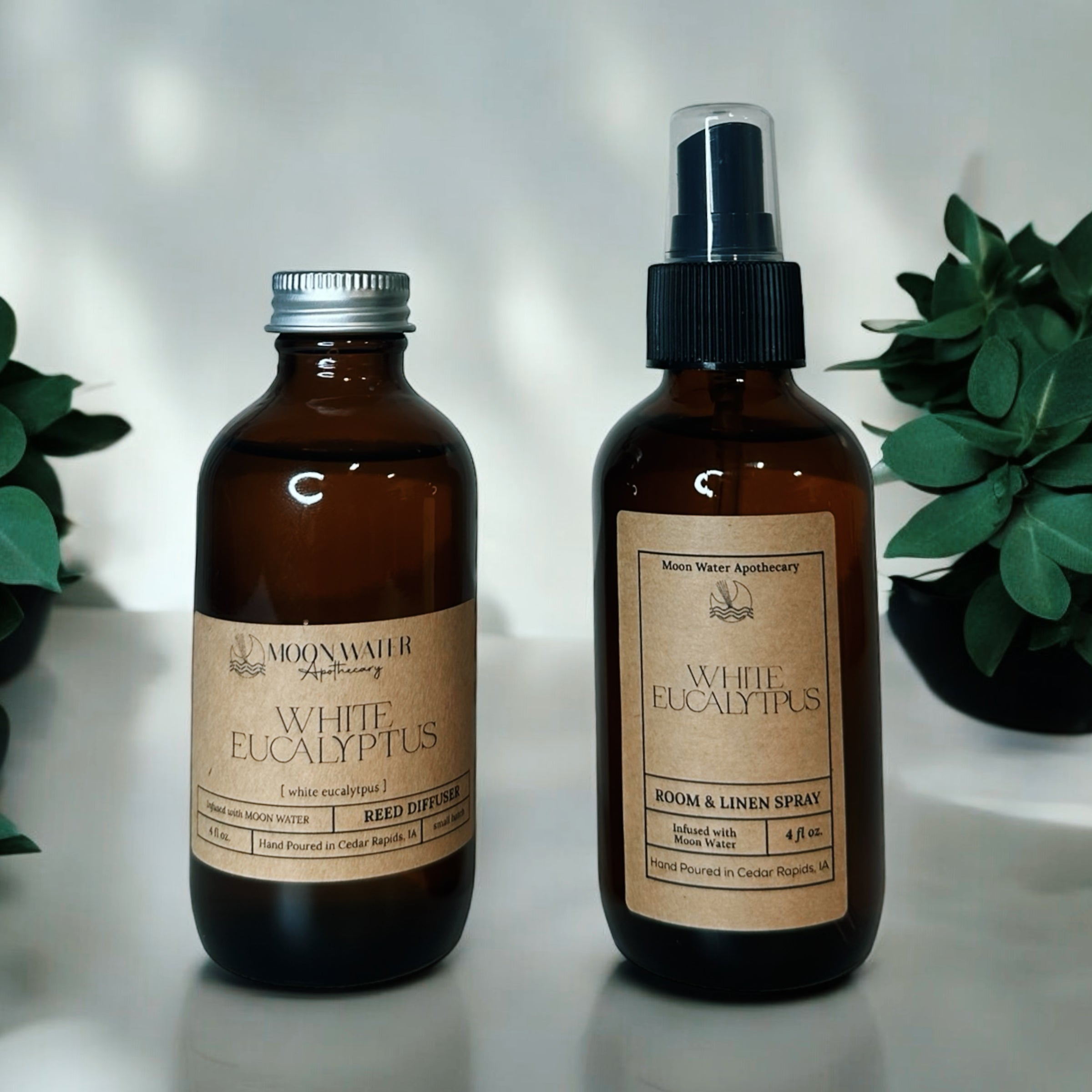 White Eucalyptus Reed Diffuser – Moon Water Apothecary
